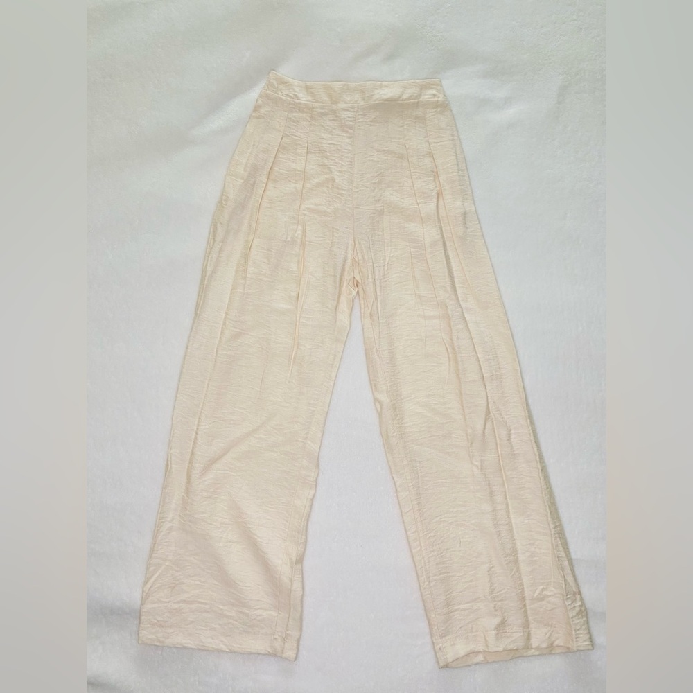 Paper Crane Peach Linen Pants Women’s Sz Small